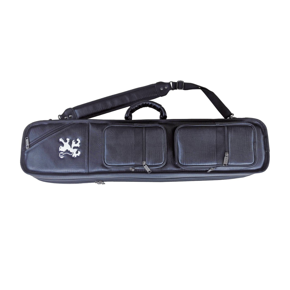 Adam Deluxe Pool Cue Bag Black 6B 12S Centre Joint