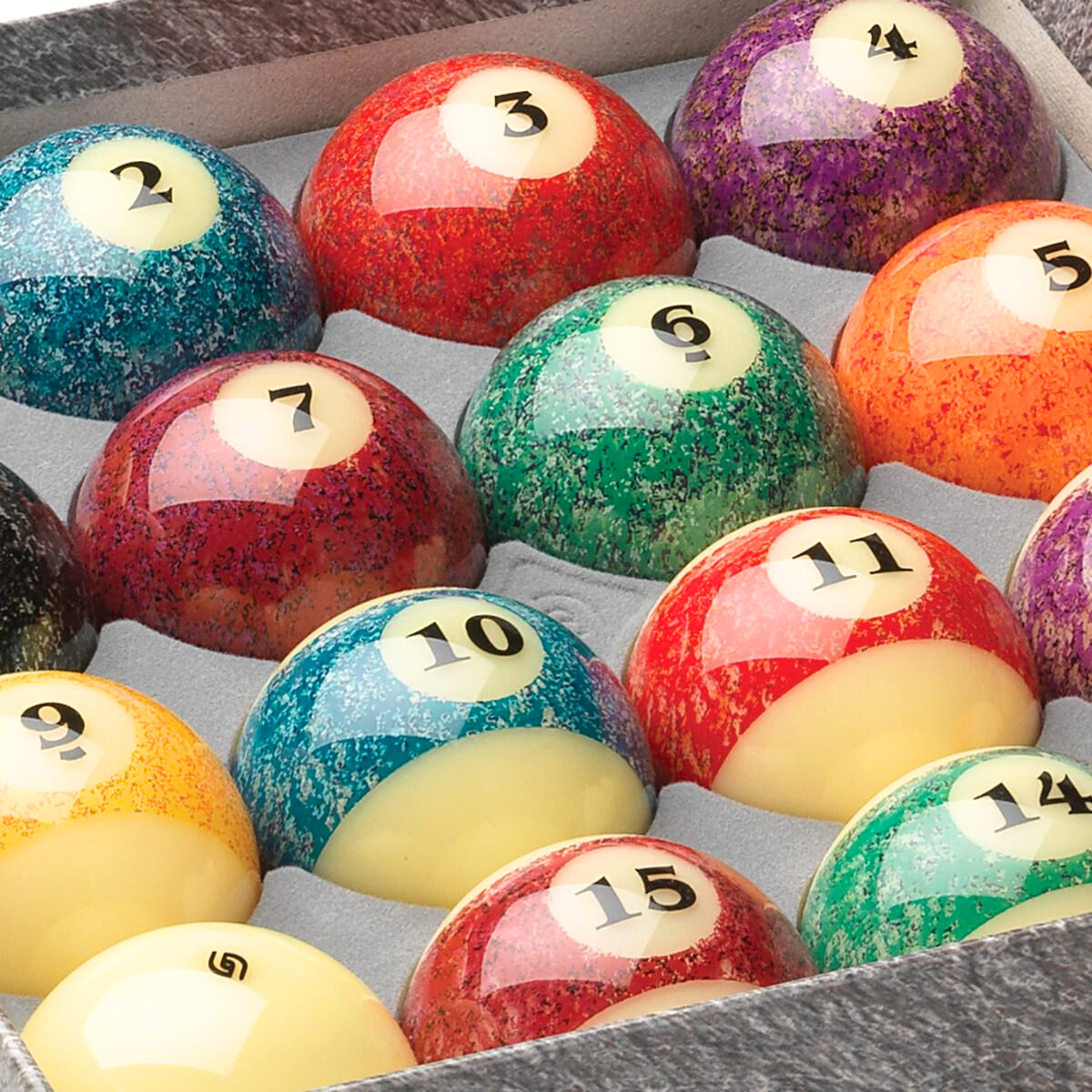 Aramith Granite Stone American Pool Ball Set 2 1/4" 57.2mm