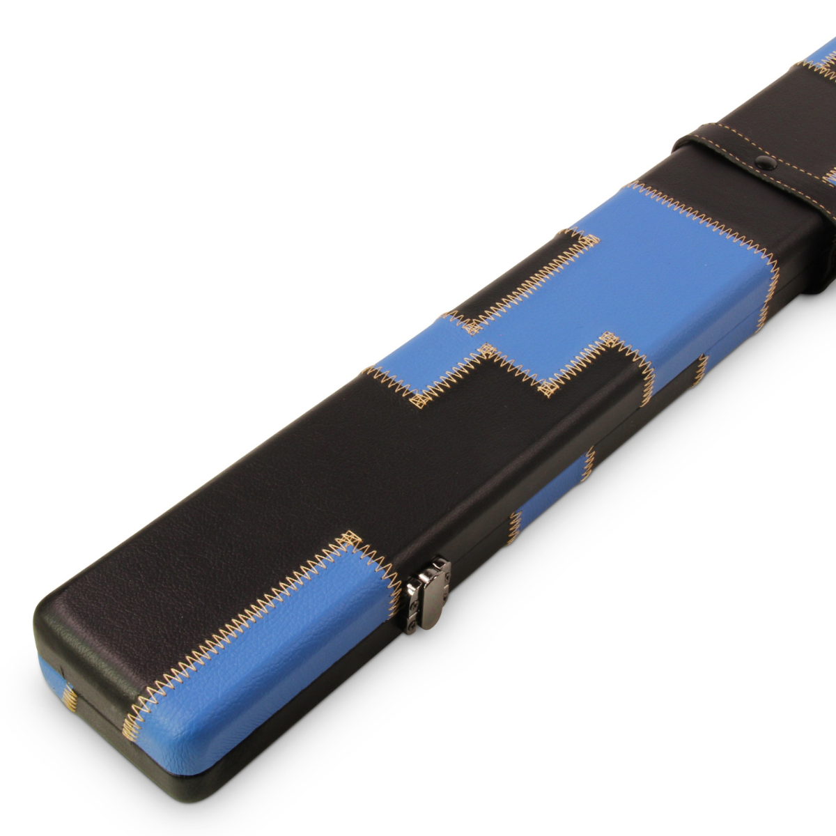 Baize Master Luxury Patchwork Snooker & Pool Cue Hard Case One Piece