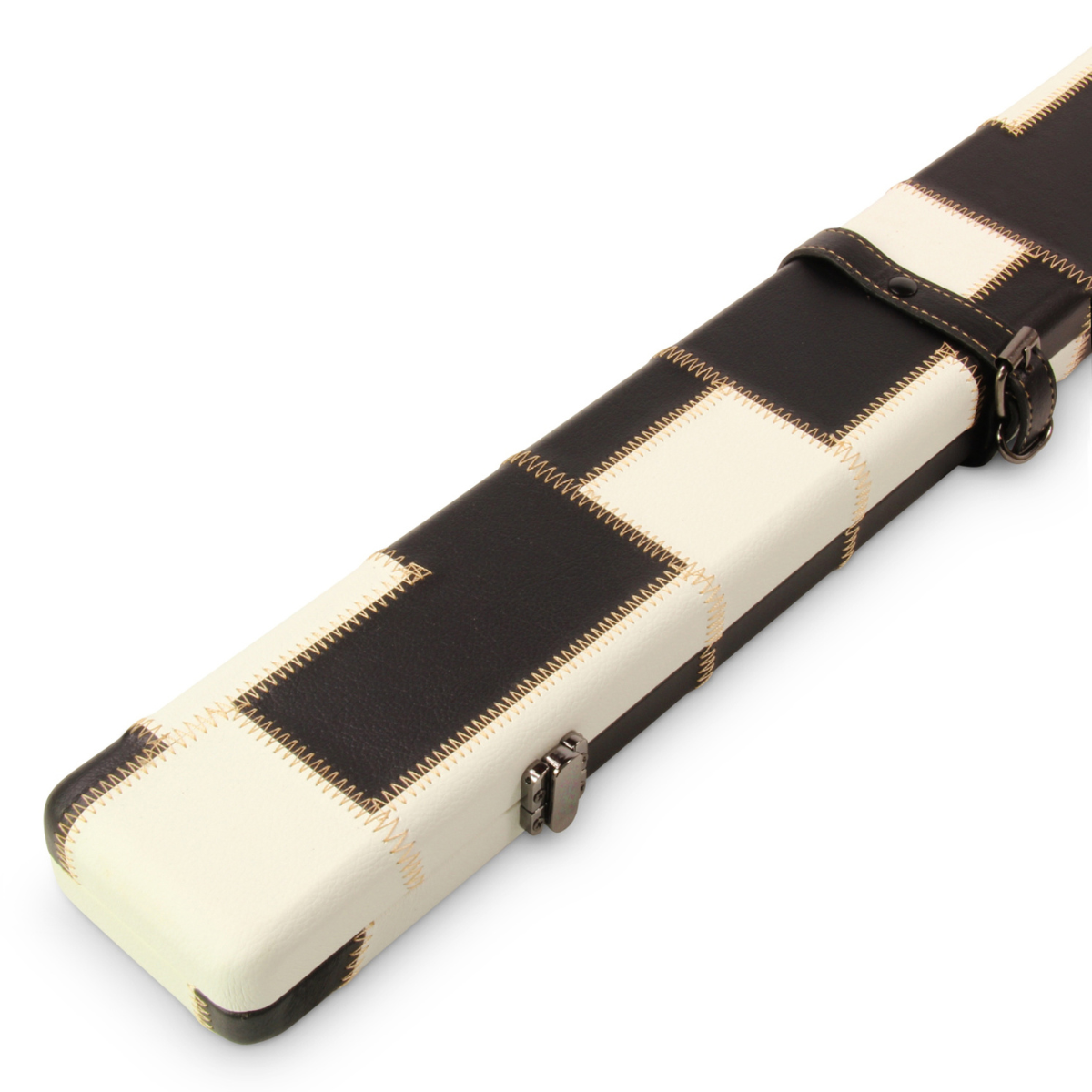 Baize Master Luxury Patchwork Snooker & Pool Cue Hard Case One Piece