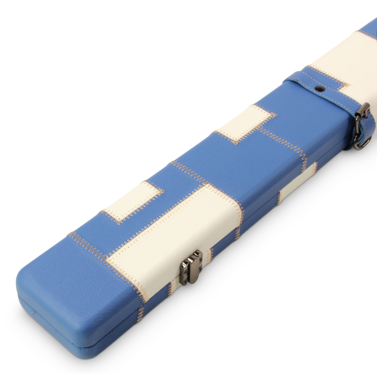 Baize Master Luxury Patchwork Snooker & Pool Cue Hard Case One Piece