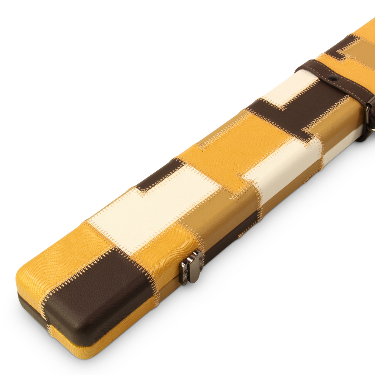 Baize Master Luxury Patchwork Snooker & Pool Cue Hard Case One Piece