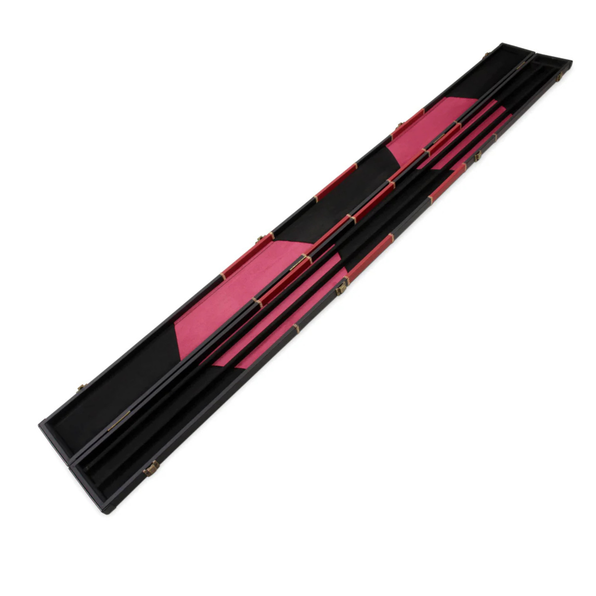 Baize Master Wide Chequered Snooker & Pool Cue Hard Case 1 Piece - Holds 3 Cues