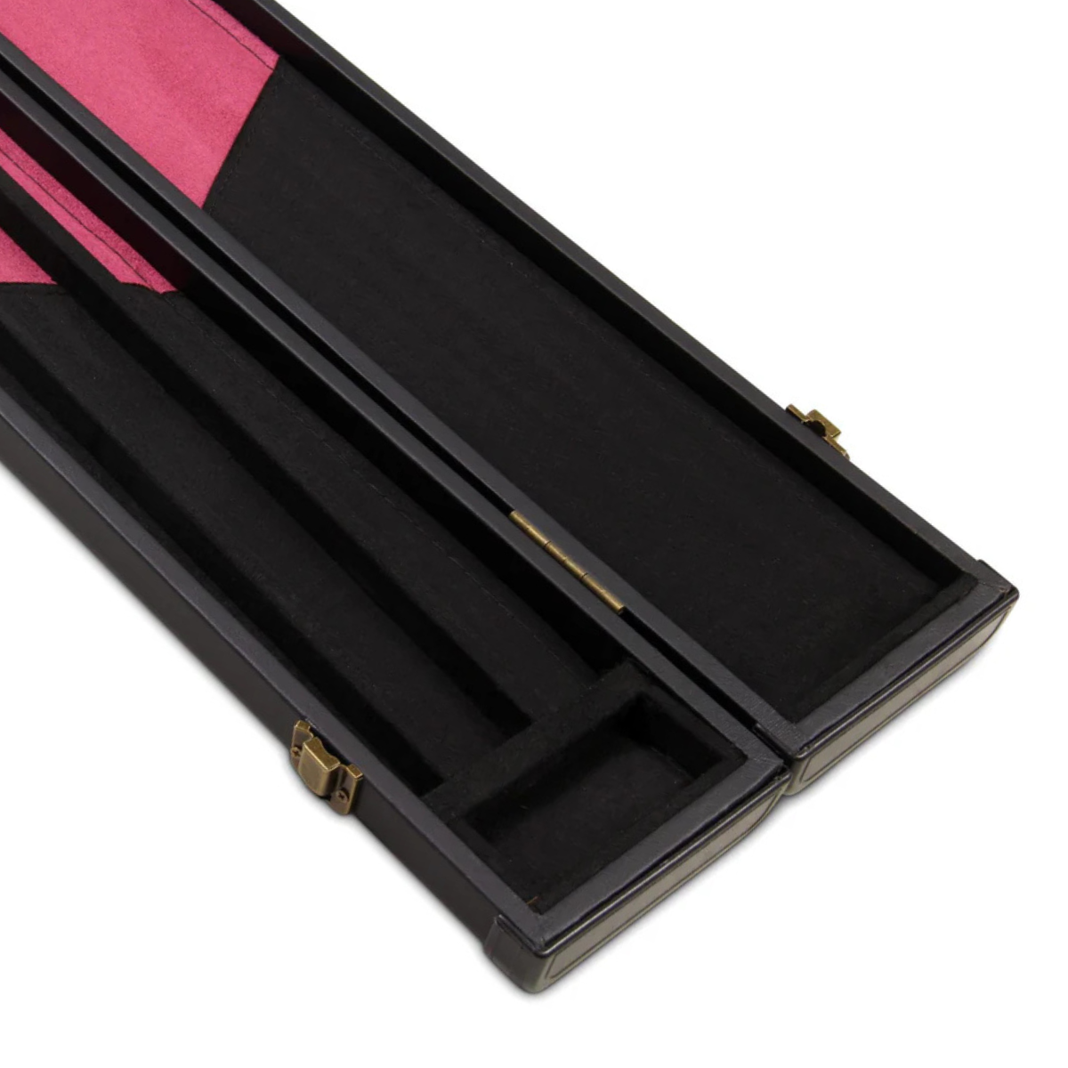 Baize Master Wide Chequered Snooker & Pool Cue Hard Case 1 Piece - Holds 3 Cues