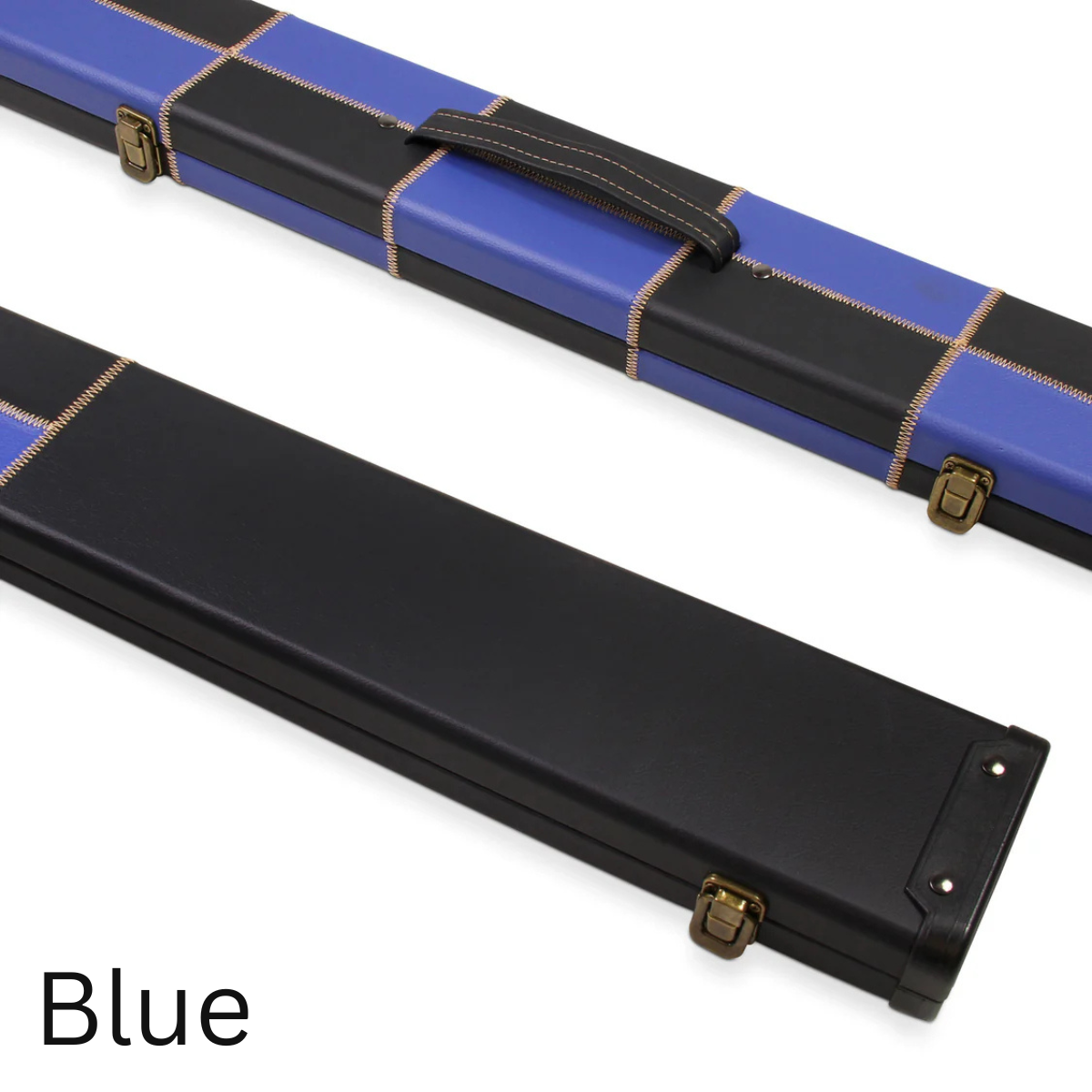 Baize Master Wide Chequered Snooker & Pool Hard Cue Case 1 Piece - Holds 3 Cues