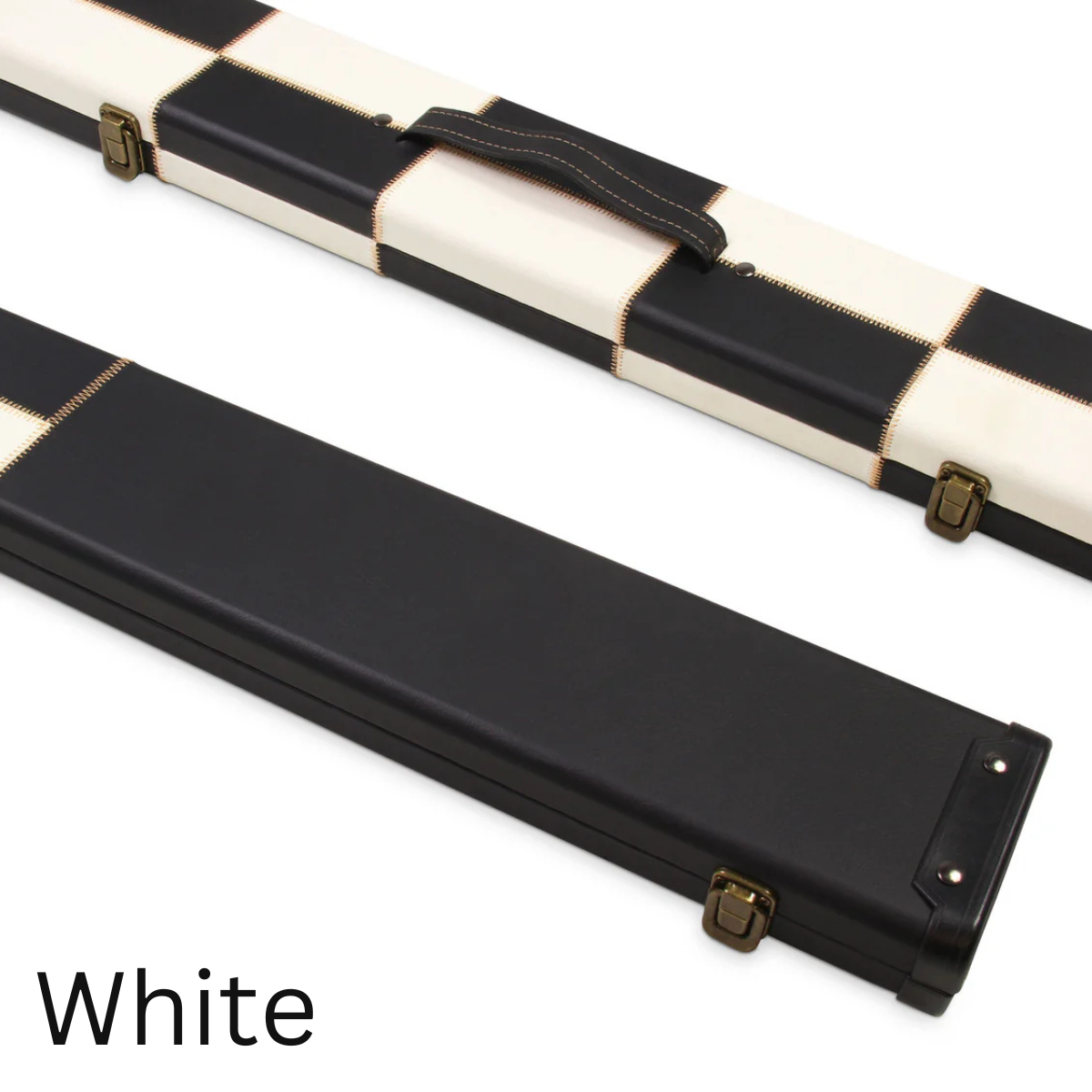 Baize Master Wide Chequered Snooker & Pool Cue Hard Case 1 Piece - Holds 3 Cues