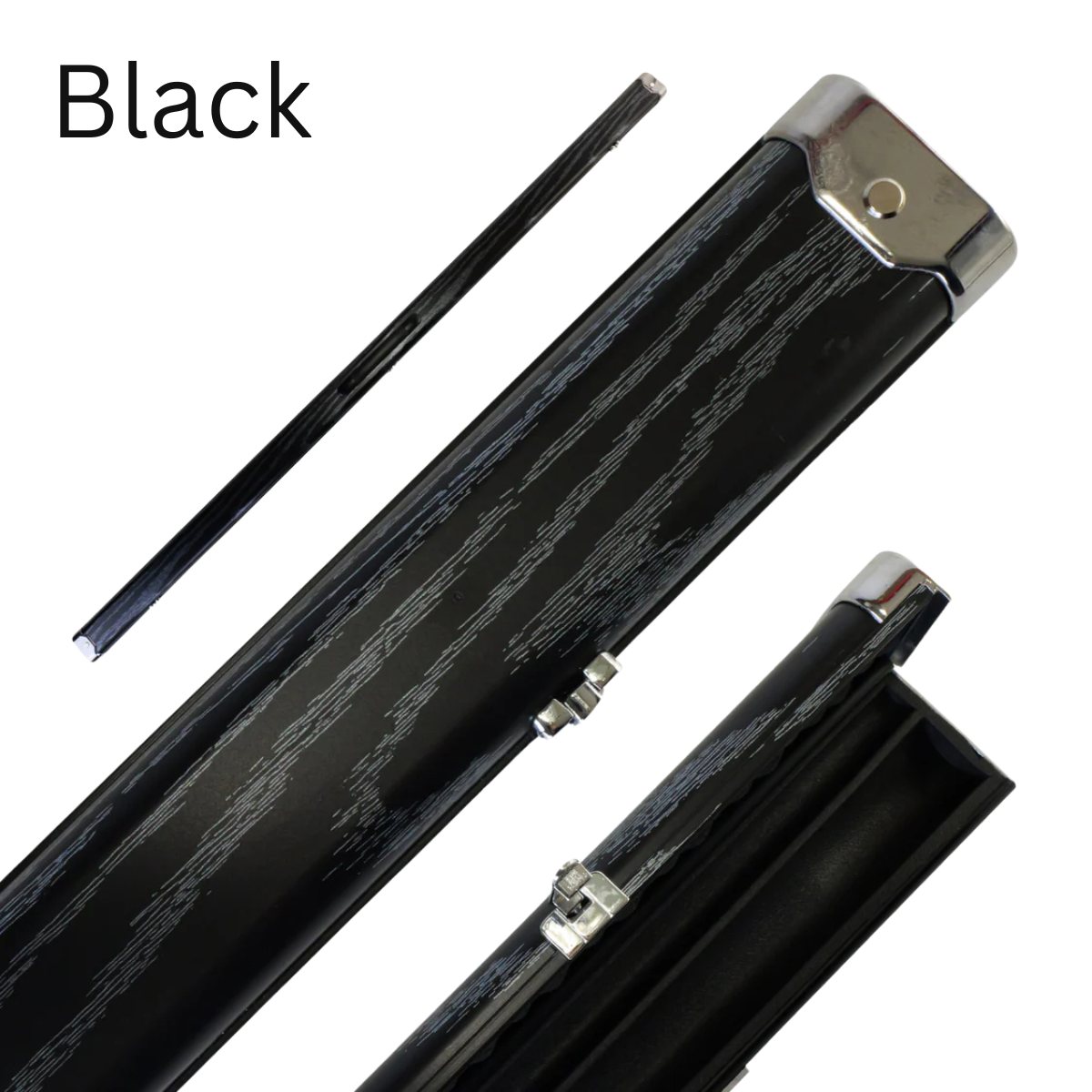 Baize Master Pro Aluminium Snooker & Pool Hard Cue Case 1 Piece - Holds 2 Cues