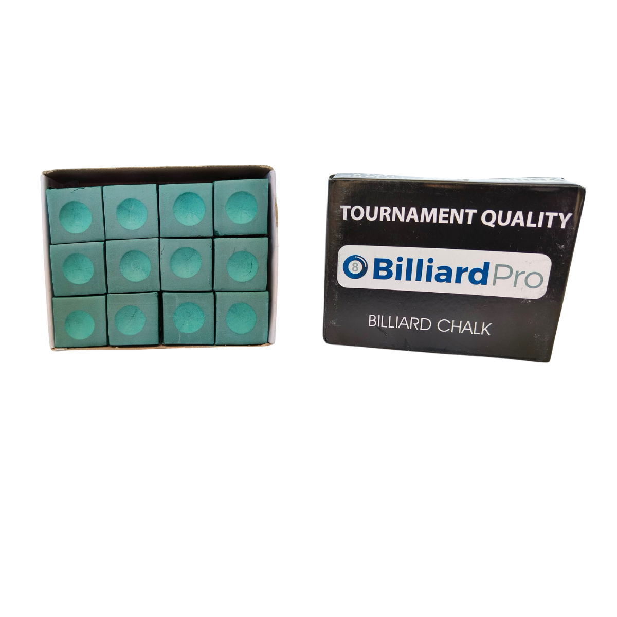 Pioneer Snooker & Pool Cue Chalk 12pc Box Blue | Green