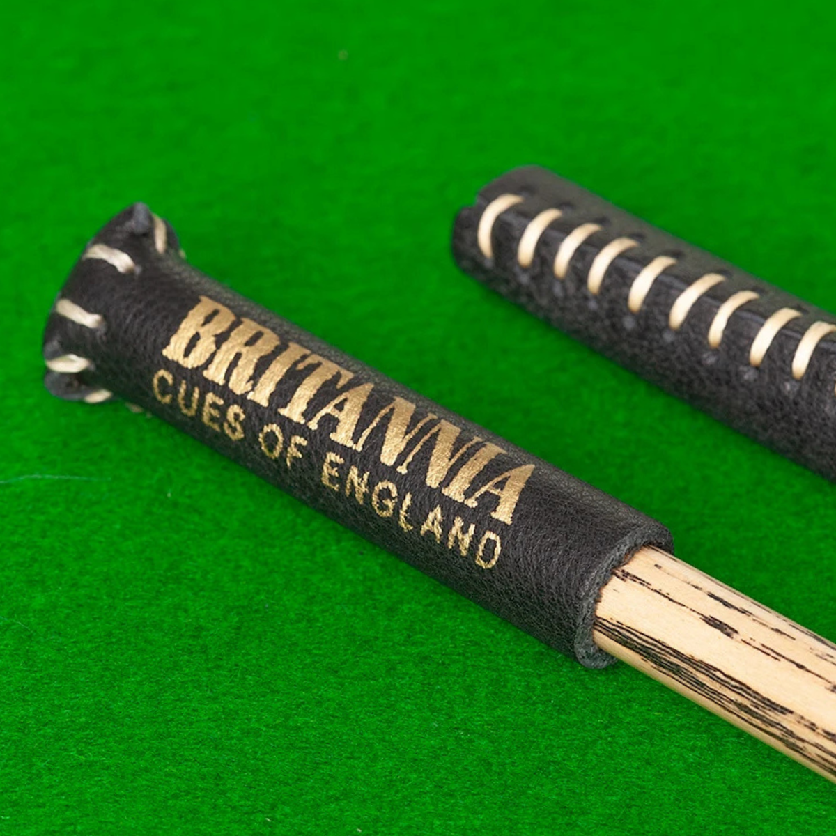 Britannia Cue Tip Protector Black Leather