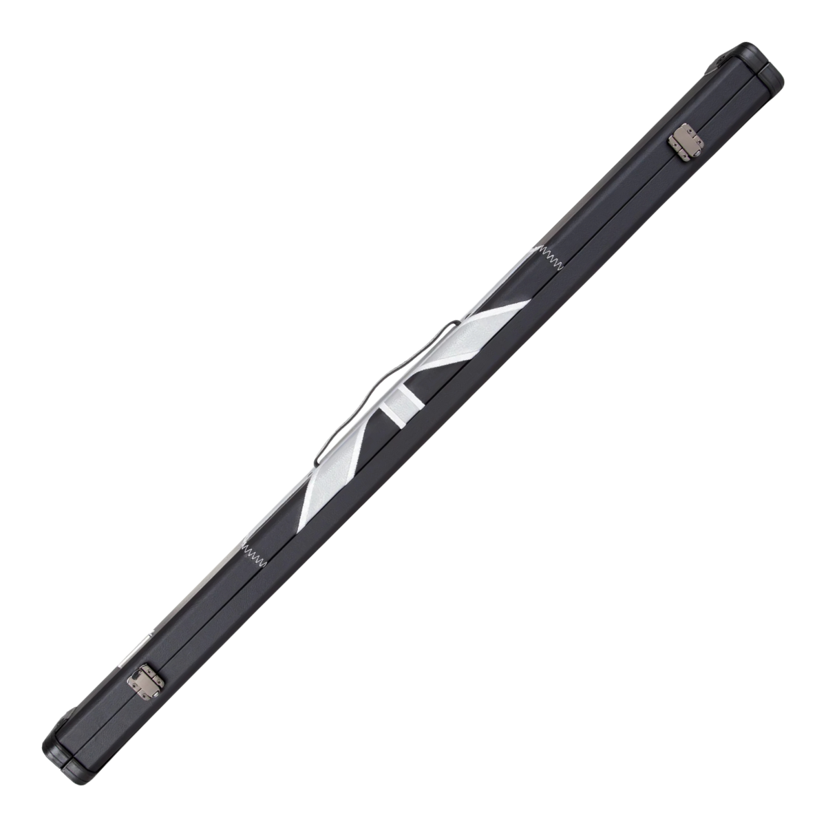 Britannia Snooker & Pool Hard Cue Case Centre Joint Black & White Union Jack - Holds 1 Cue