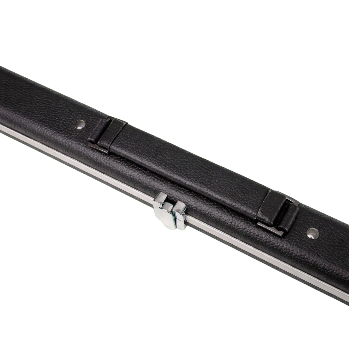 Britannia Hard Cue Case 1 Piece Slim Britannium Aluminium & Leatherette Black - Holds 1 Cue