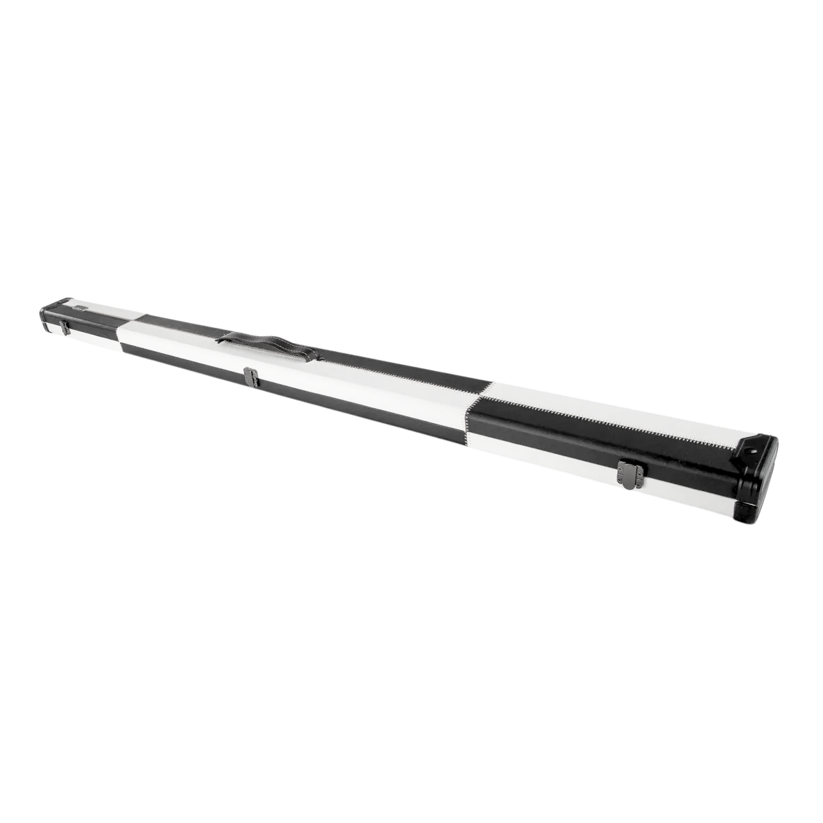 Britannia Snooker & Pool Hard Cue Case 3/4 Joint Black & White Chequered - Holds 1 Cue