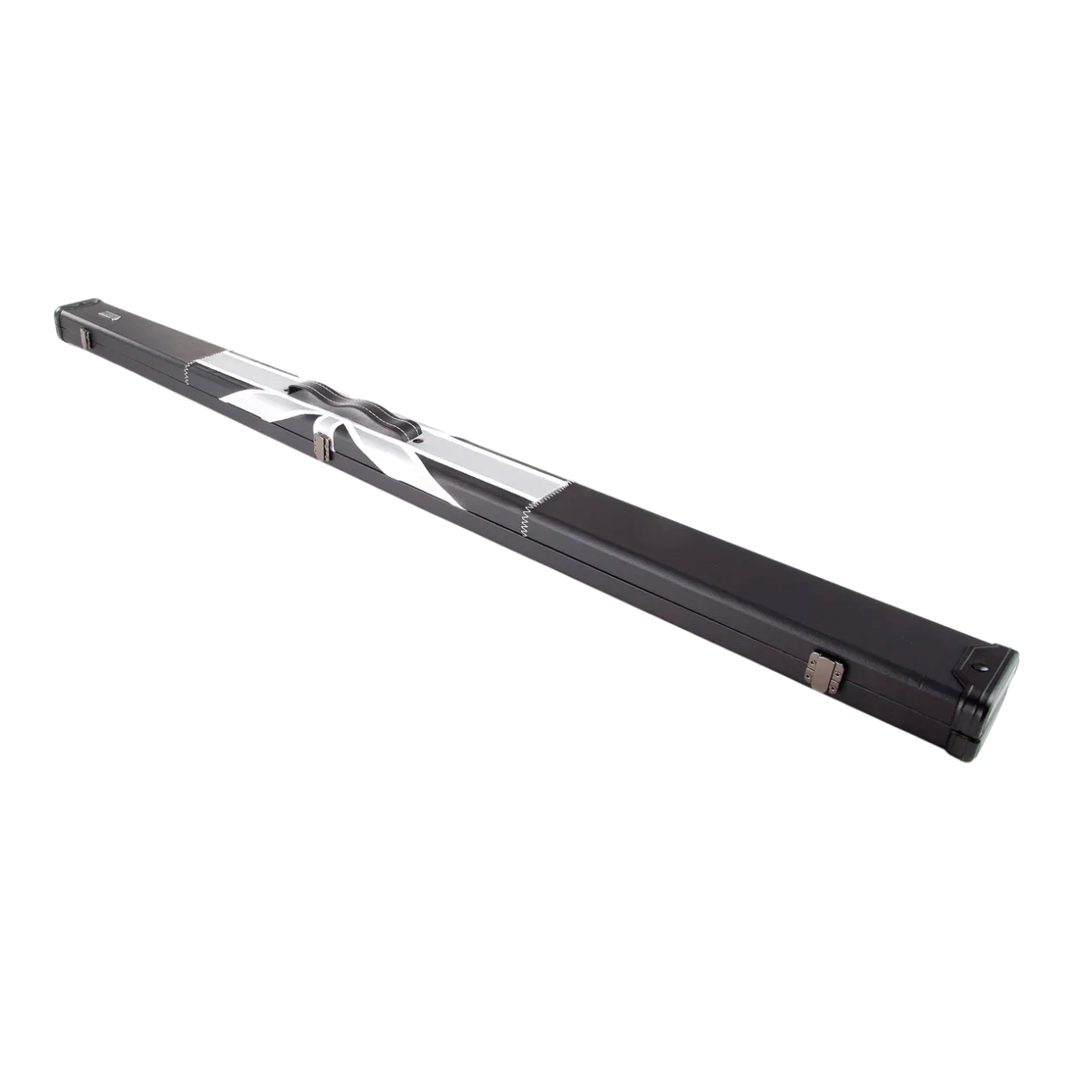 Britannia Snooker & Pool Hard Cue Case 3/4 Joint Black & White Union Jack - Holds 1 Cue