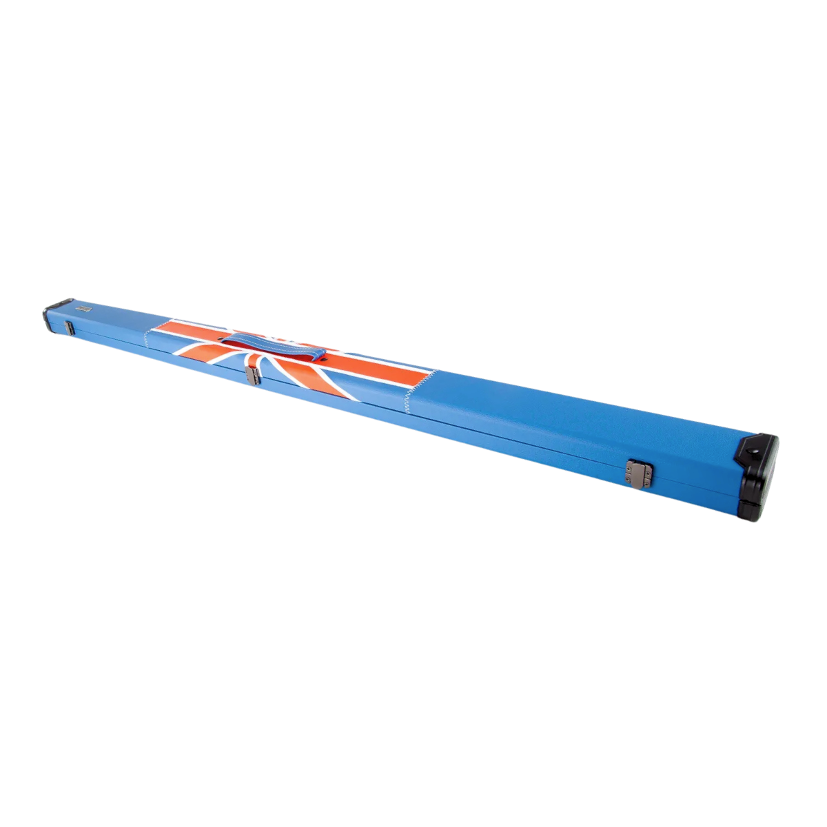 Britannia Snooker & Pool Hard Cue Case 3/4 Joint Blue Union Jack - Holds 1 Cue