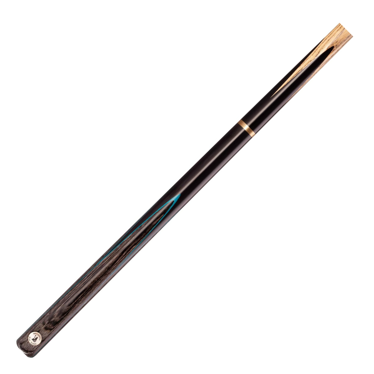 Britannia Snooker Cue 3/4 Jointed Traditional Range Blue Streak 58" 147cm