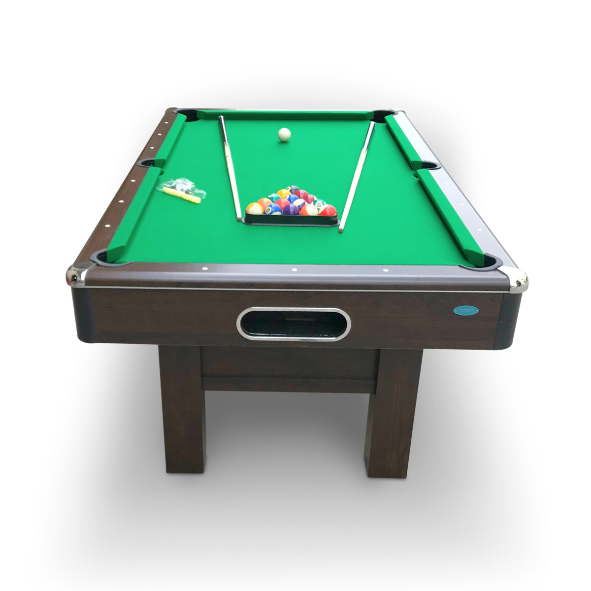 Gamessons Cambridge American Pool Table Brown 7ft