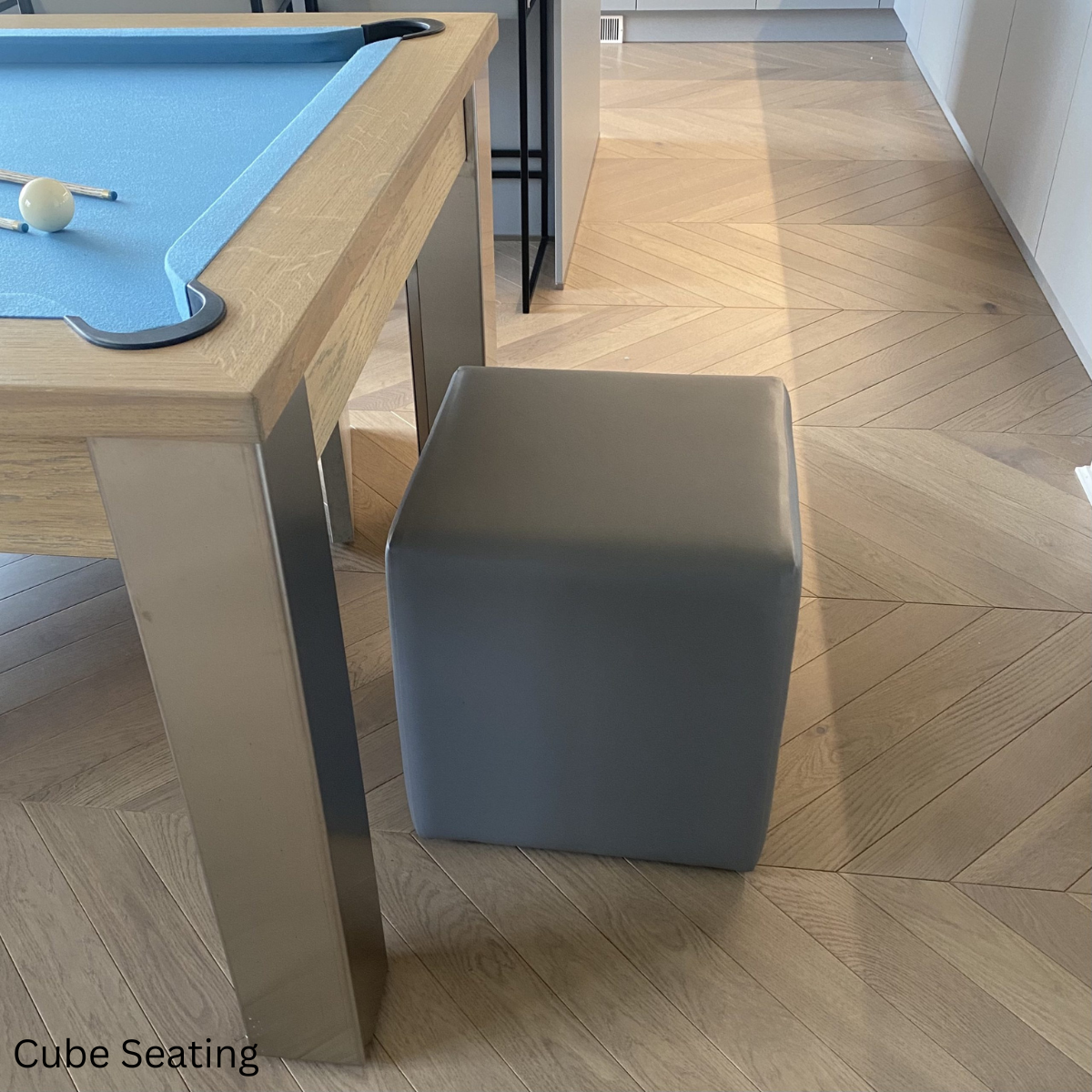 The Elixir 6ft & 7ft British Pool Table W/Dining Top Natural Oak
