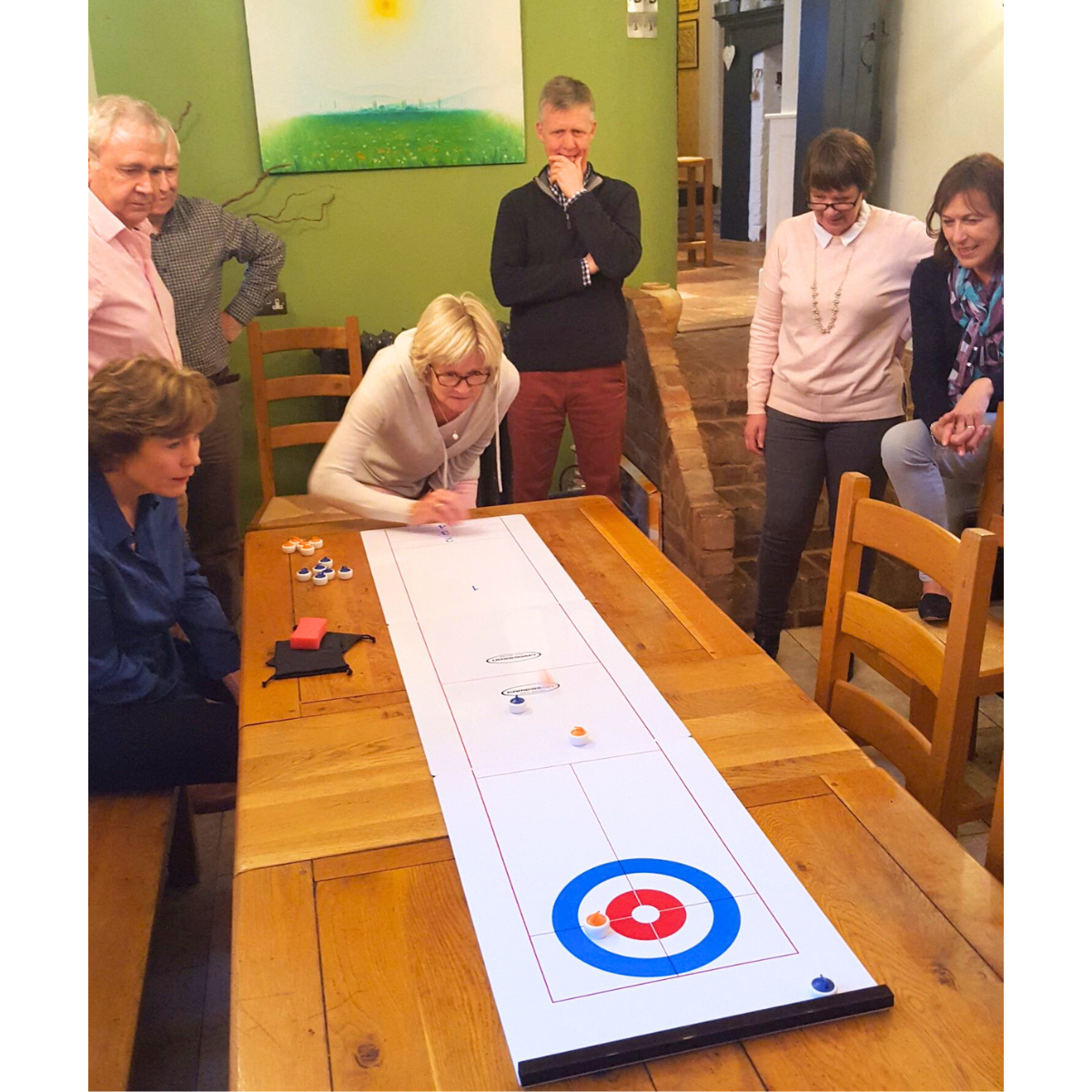 Gamesson Miniature Shuffleboard Curling Game