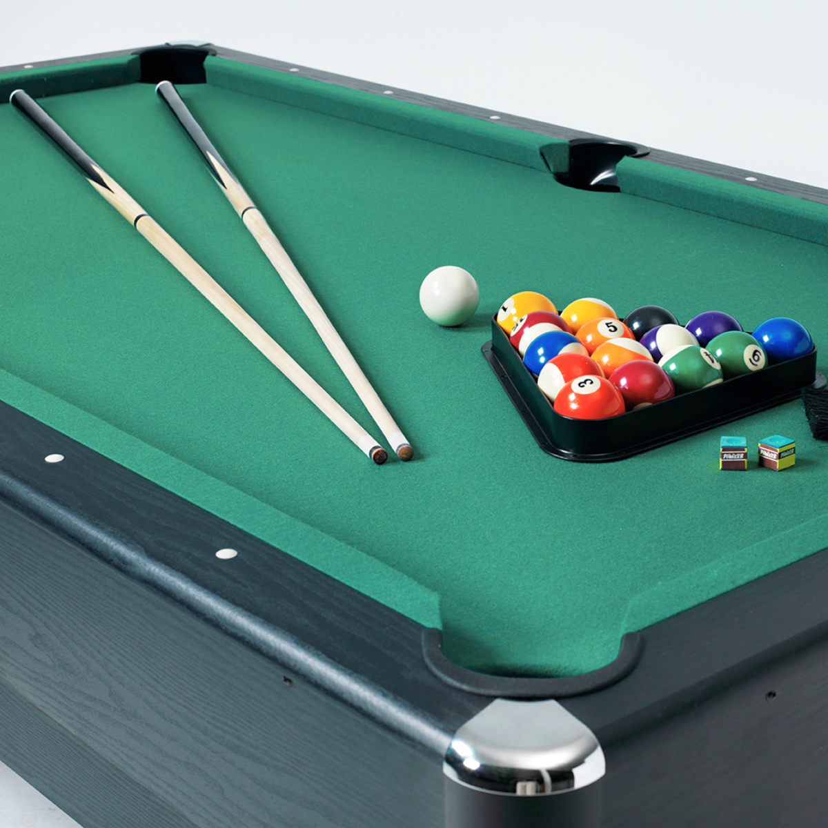 Gamessons Harvard American Pool Table Black 6ft & 7ft