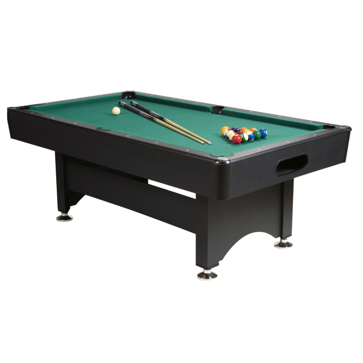 Gamessons Harvard American Pool Table Black 6ft & 7ft