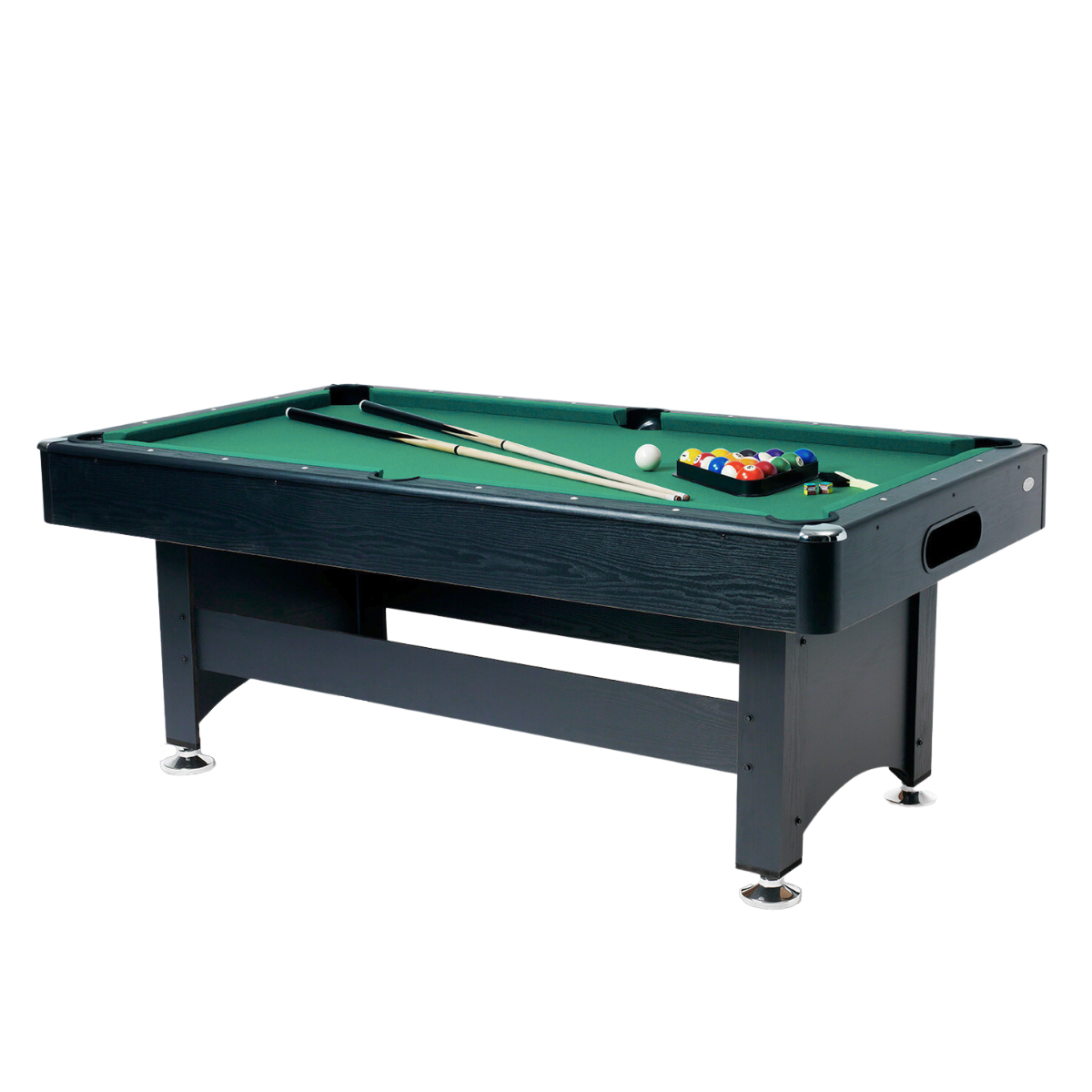 Gamessons Harvard American Pool Table Black 6ft & 7ft