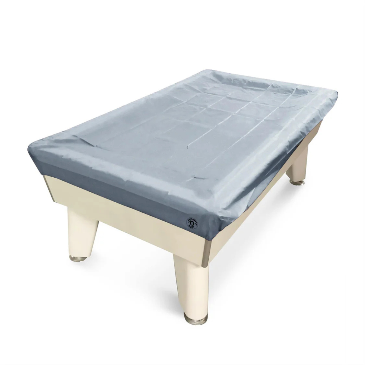 Jonny 8-Ball Billiards Table Cover 7ft Silver Nylon With Fitted Elasticated Corners