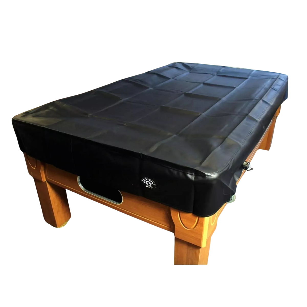 Jonny 8-Ball Pool Table Cover Black 6ft Or 7ft Heavy Duty Vinyl