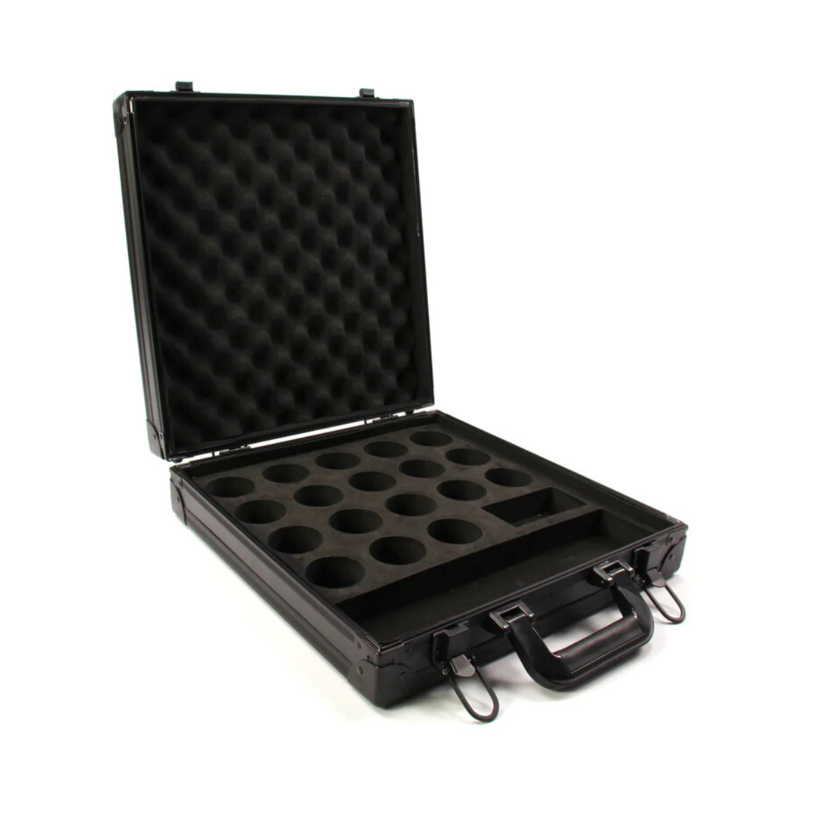 Jonny 8-Ball English Pool Ball Carry Case Aluminium Black 2" 50.8mm