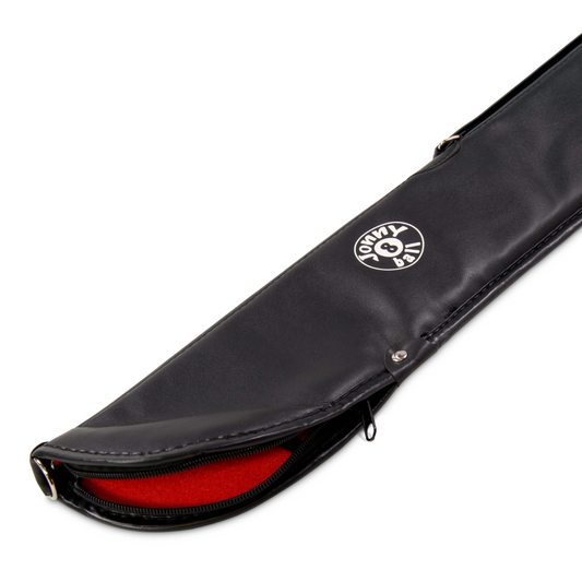 Jonny 8-Ball Soft Cue Case Centre Joint Black For Snooker & Pool Cues 57"