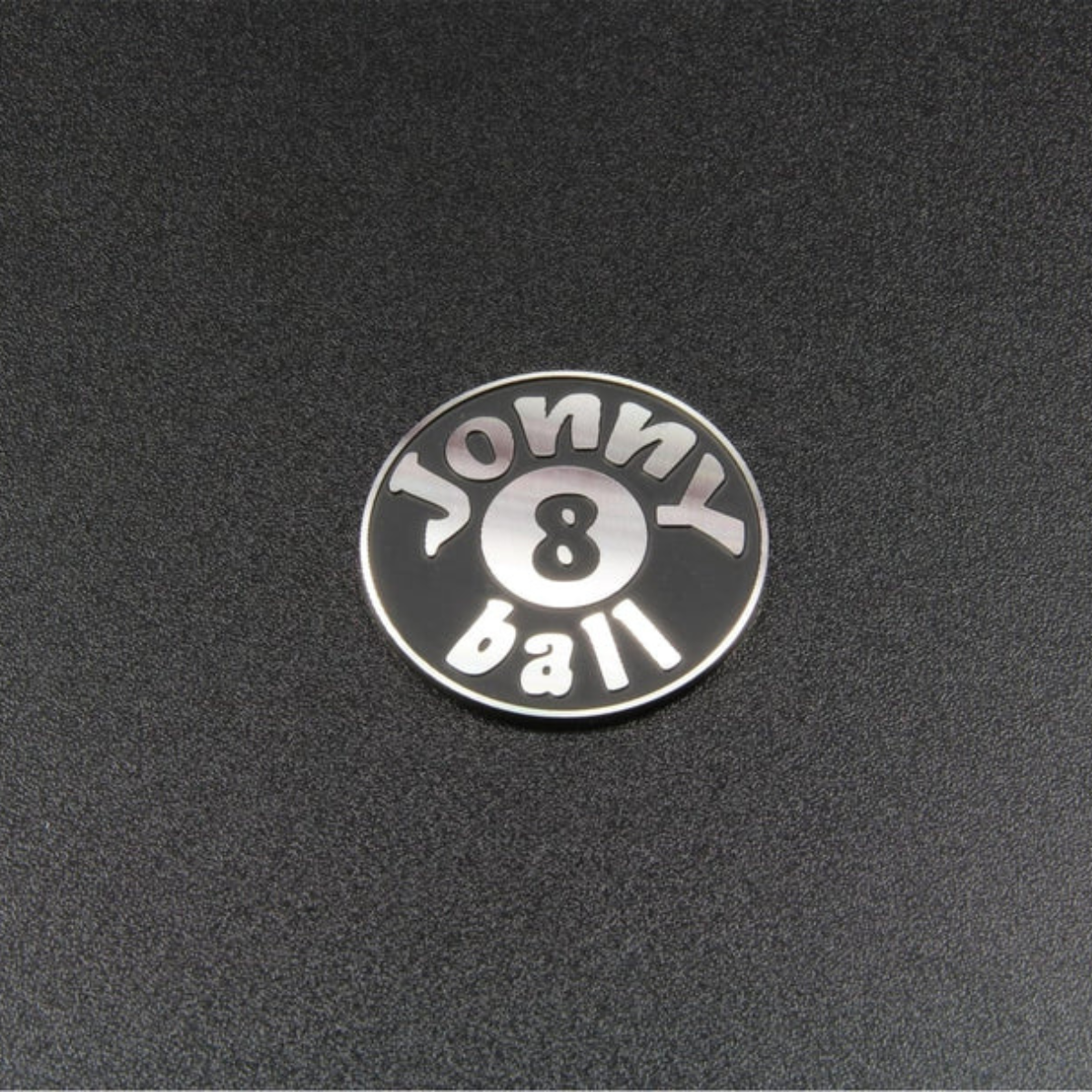 Jonny 8-Ball English Pool Ball Carry Case Aluminium Black 2" 50.8mm