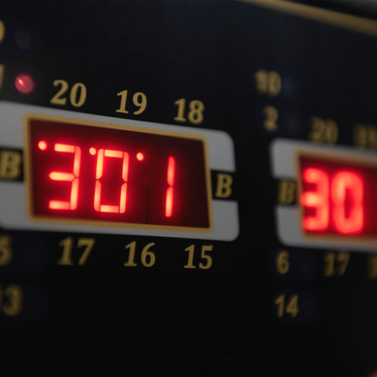 The Karella Futura Electronic LED Dartboard