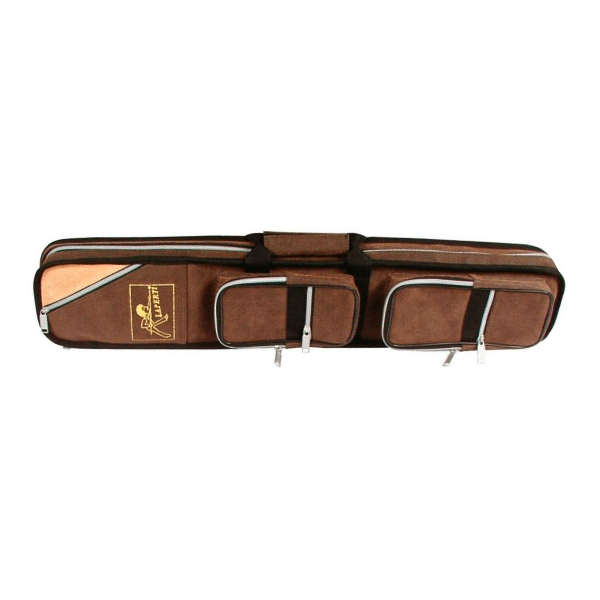 Laperti Pool Cue Bag Striker Brown 4B 8S Centre Joint