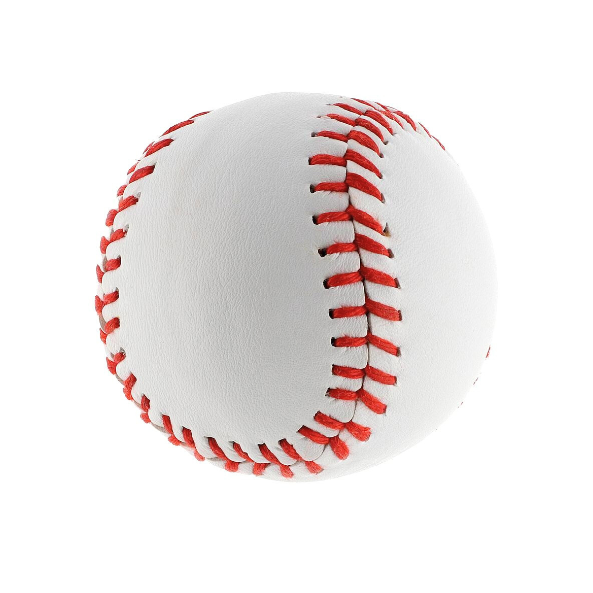 Precision Rounders Ball White Leather & Red Stitching