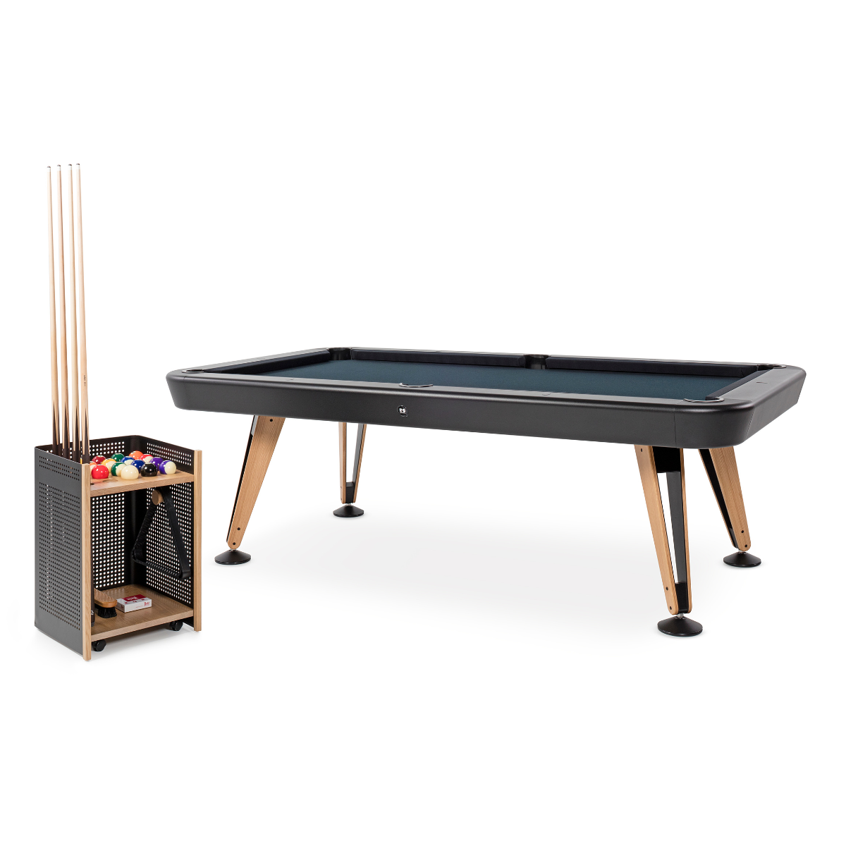 The Diagonal 7ft & 8ft American Pool Table W/Dining Top Option
