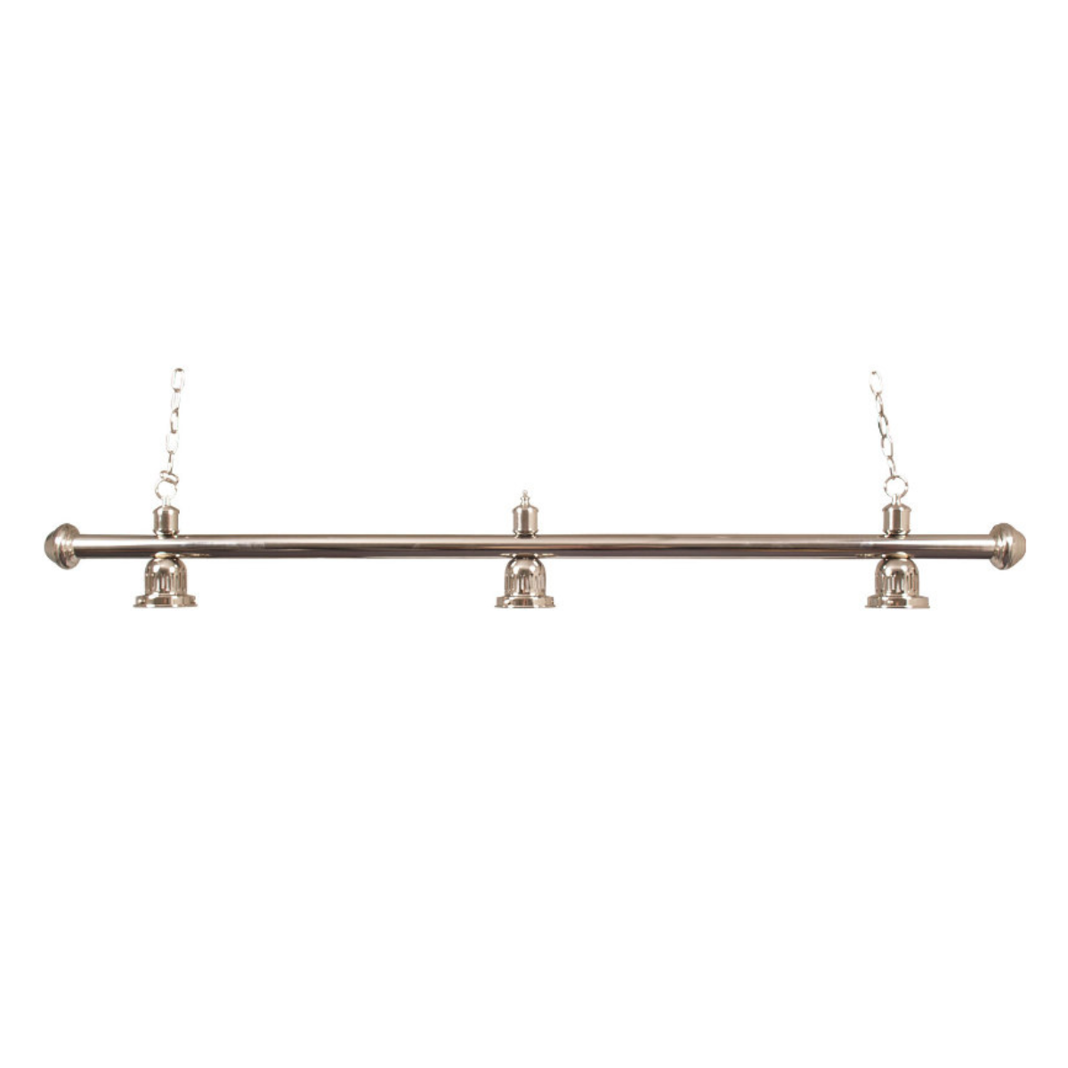 Pool Table Lighting Bar 3 Fixture Chrome