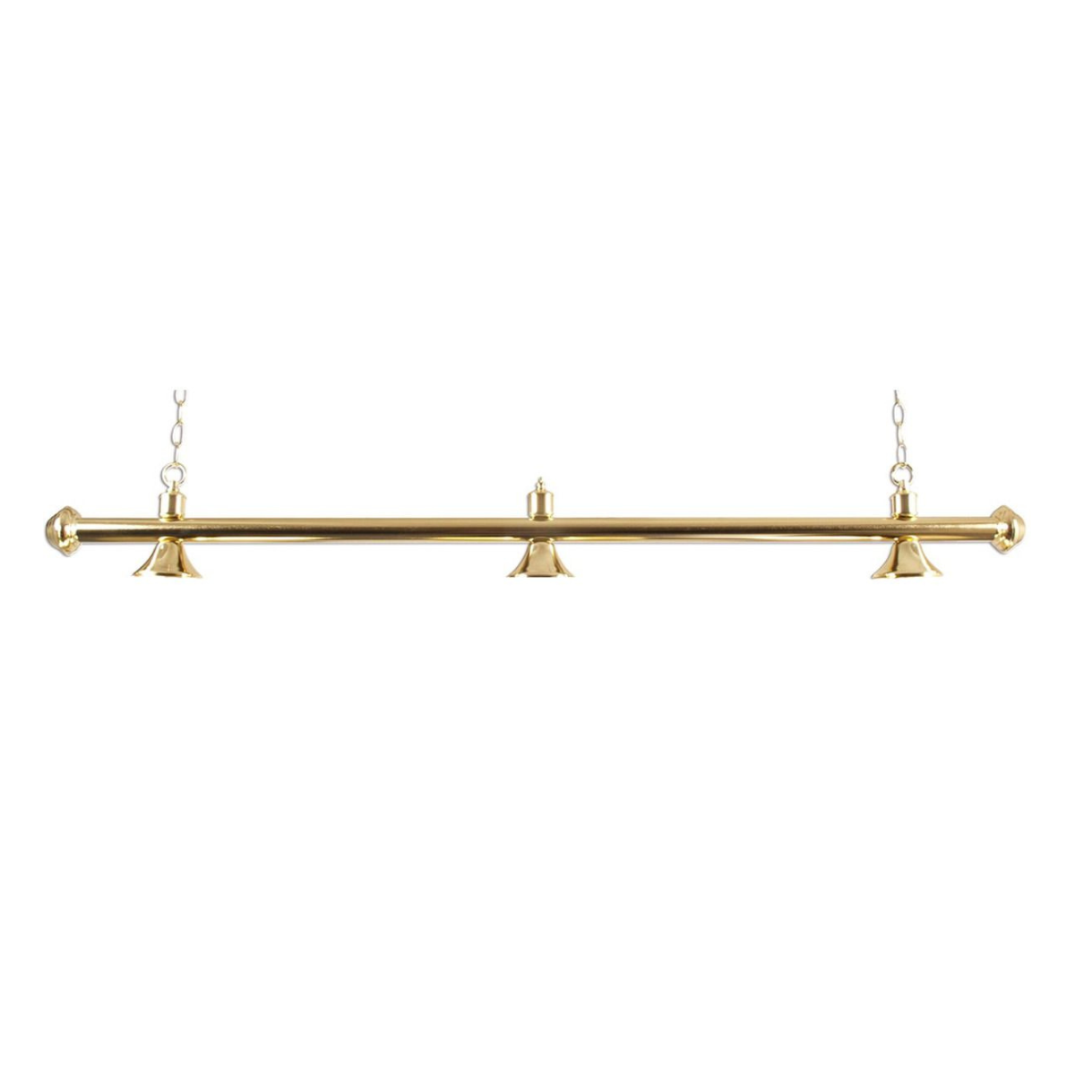 Pool Table Lighting Bar 3 Fixture Brass