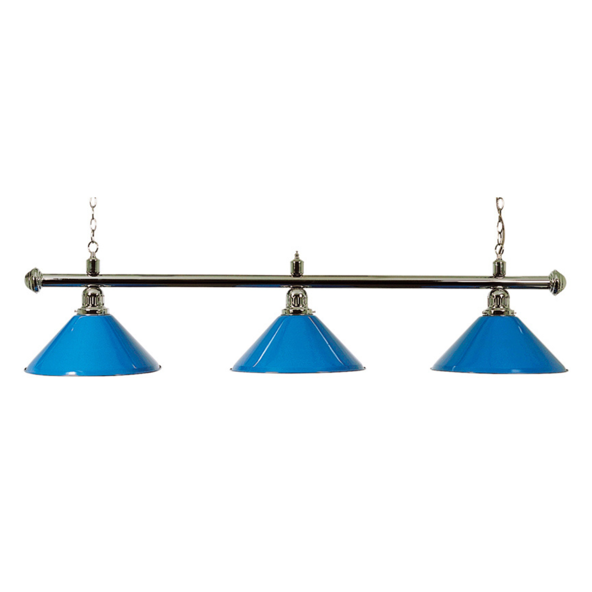 Pool Table Lighting 3 Shades & Bar DM Blue