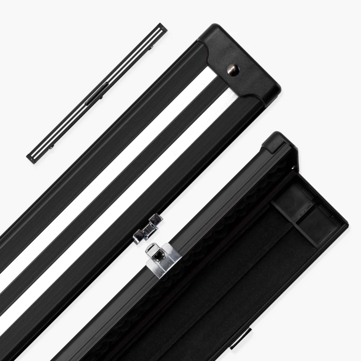Pro Line Stripe Aluminium Snooker & Pool Hard Cue Case 3/4 Joint - Holds 1 Cue