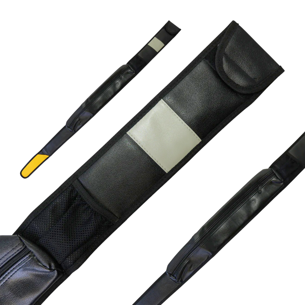Soft Cue Case Yellow Tip For Centre Joint Snooker & Pool Cues 58"