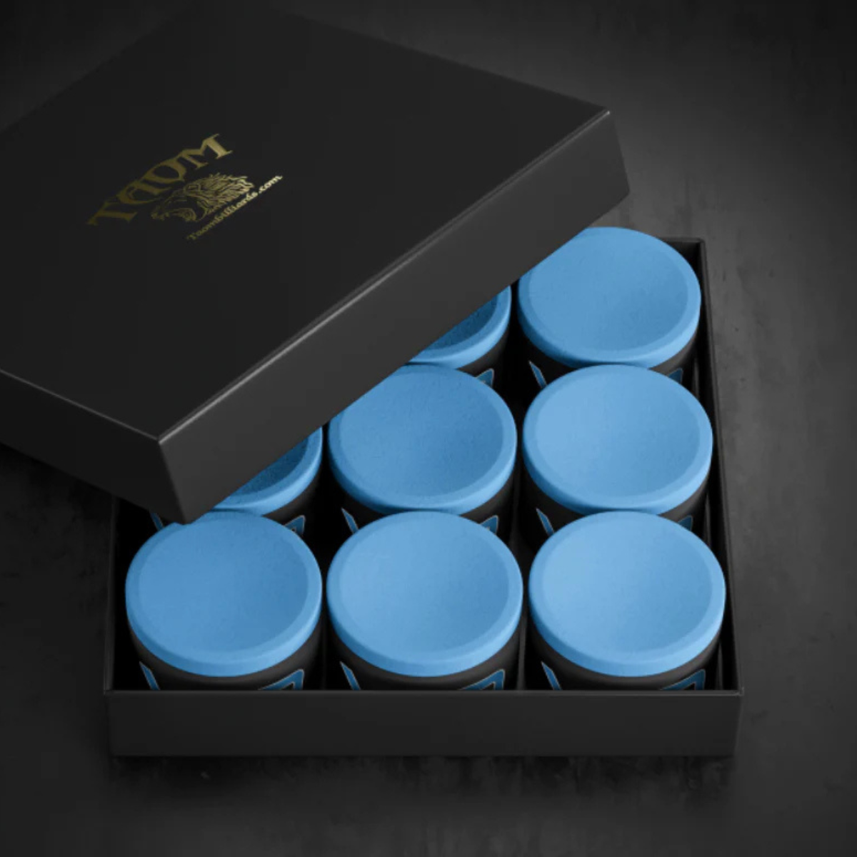 Taom V10 Snooker & Pool Cue Chalk Blue 1pc