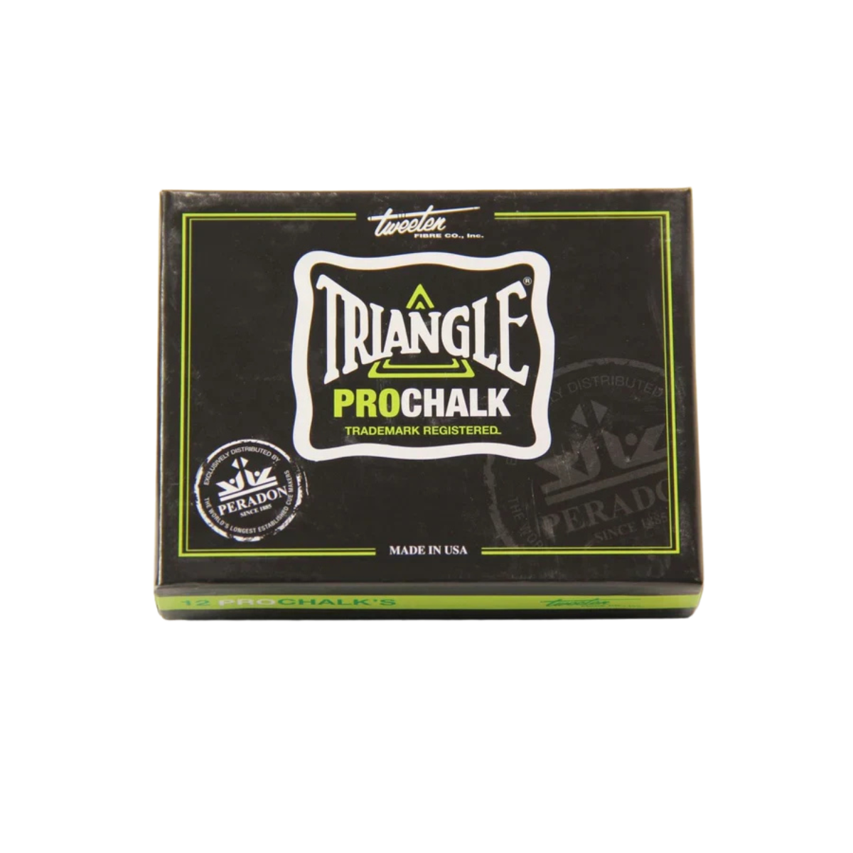 Triangle Pro High Performance Snooker & Pool Cue Chalk 3pc Or 12pc Box Green