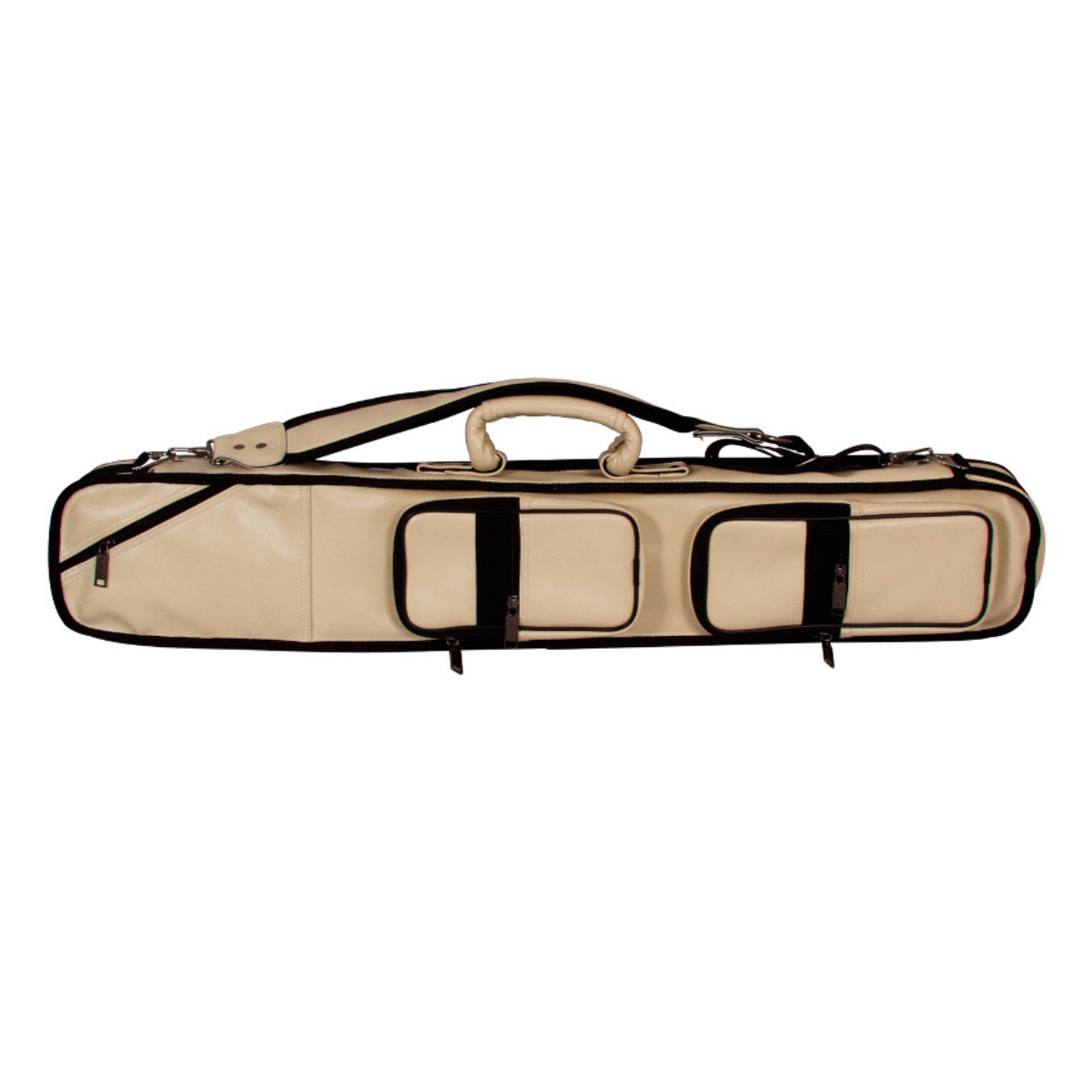 Buffalo Champion Pool Cue Bag Beige 4B 8S Centre Joint