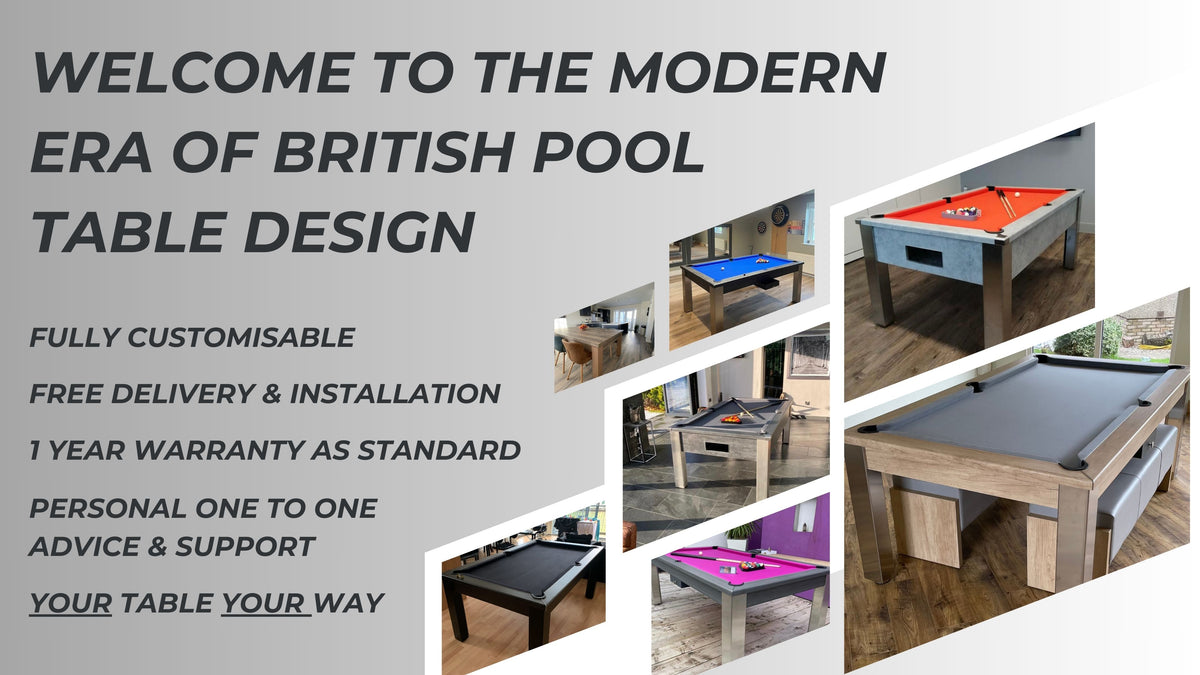 The FMF British Pool Tables Collection – TableTime Sports