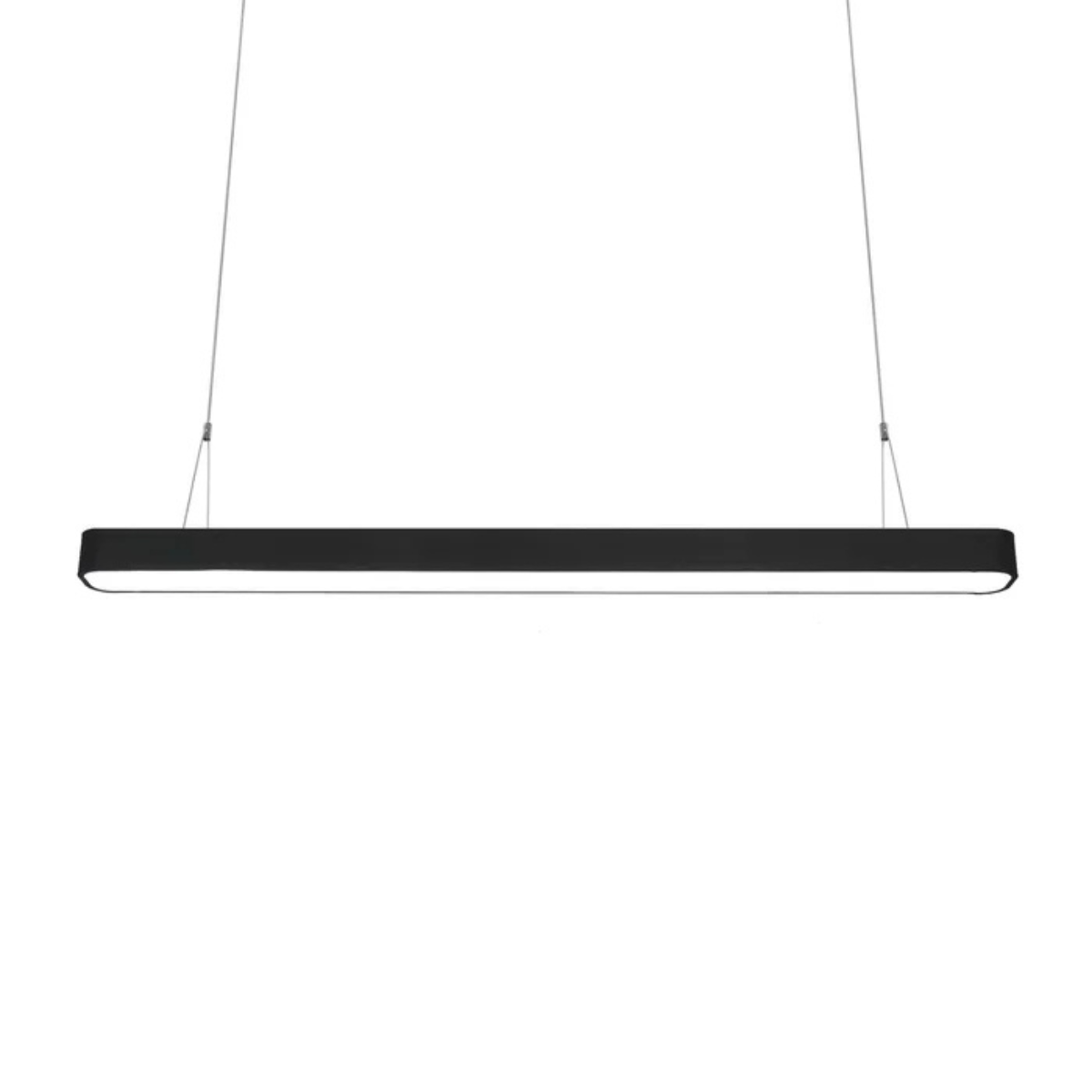 6ft Pool Table Light LED Rectangular Beam 120 Black