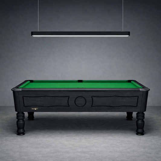 6ft Pool Table Light LED Rectangular Beam 120 Black