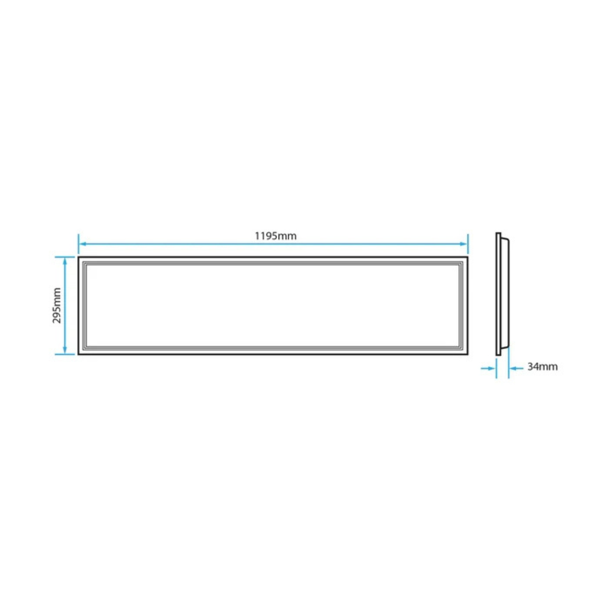 6ft Pool Table Light LED Ultra Slim Line Panel 120 White