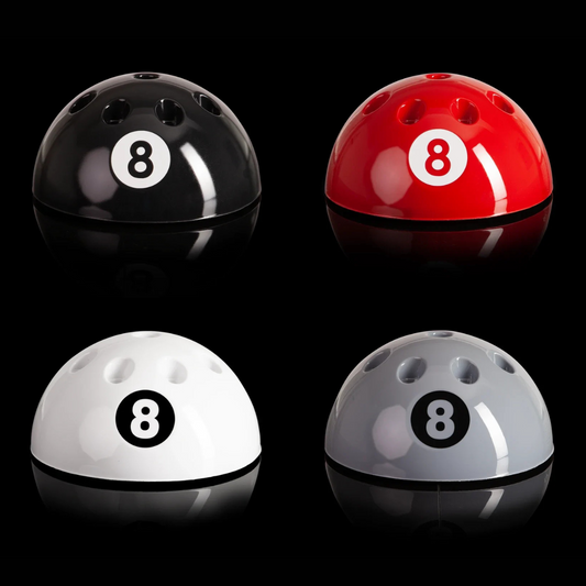 The 8-Ball Pool Cue Stand Black | White | Grey | Red