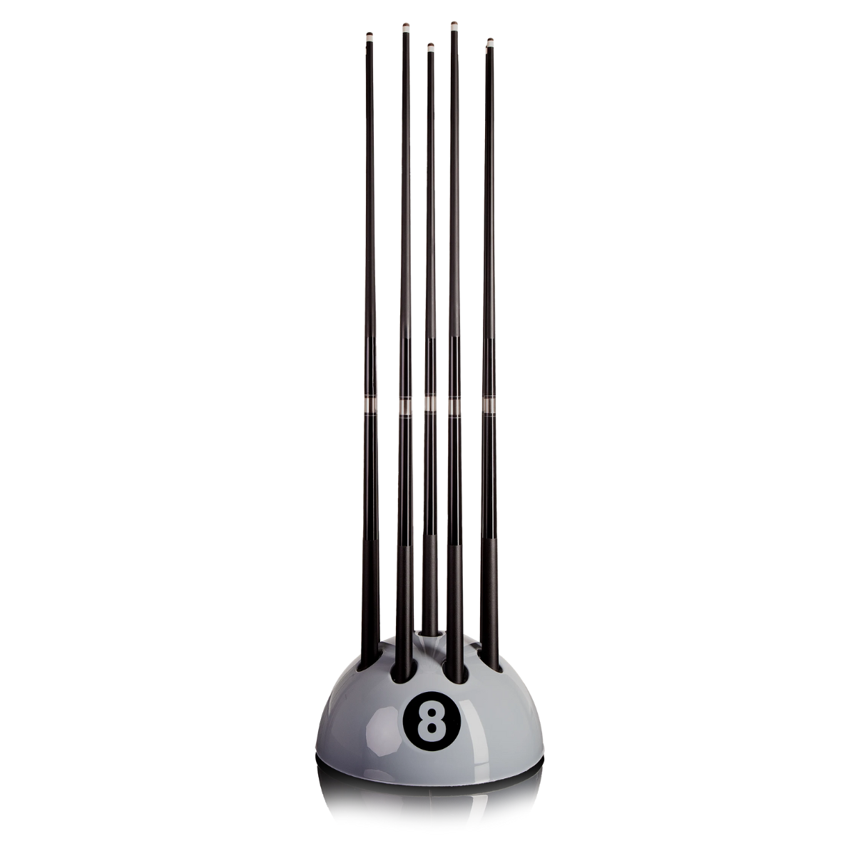 The 8-Ball Pool Cue Stand Black | White | Grey | Red