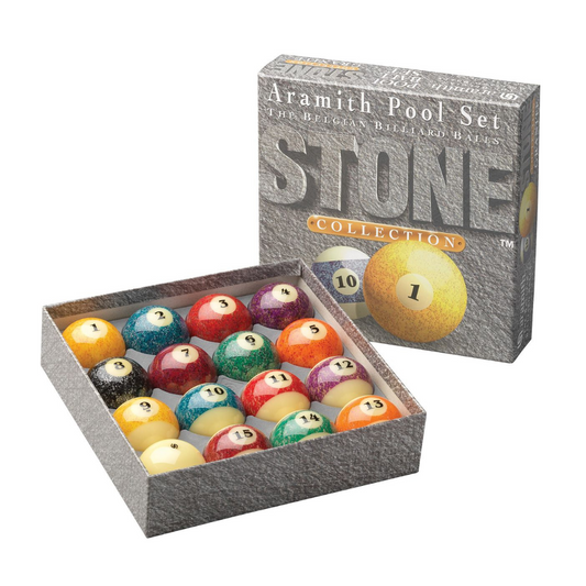 Aramith Granite Stone American Pool Ball Set 2 1/4" 57.2mm