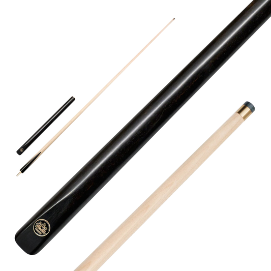 Baize Master Snooker & Pool 3/4 Jointed Maple Classic Black 57" 145cm